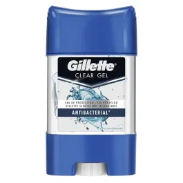 Desodorante Gillette Clear Gel Antibacteriano Masculino 82g