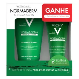 Kit Gel de Limpeza Profunda Vichy Normaderm 150g + 40g