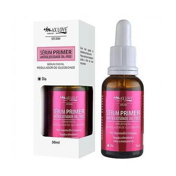 Sérum Primer Antioleosidade Oil-Free (Dia) Max Love