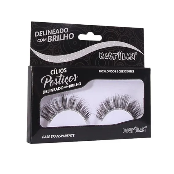 CL6-5S – Cílios Postiços com Delineado, Fios Longos e Crescentes – Macrilan
