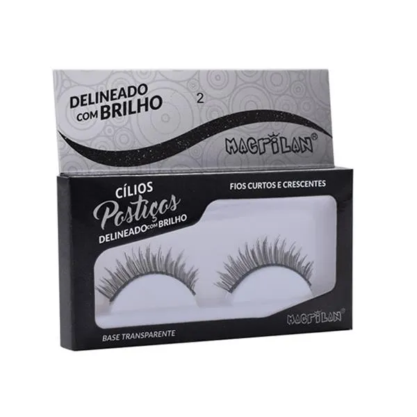 CL6-2 – Cílios Postiços com Delineado e Fios Curtos Crescentes – Macrilan