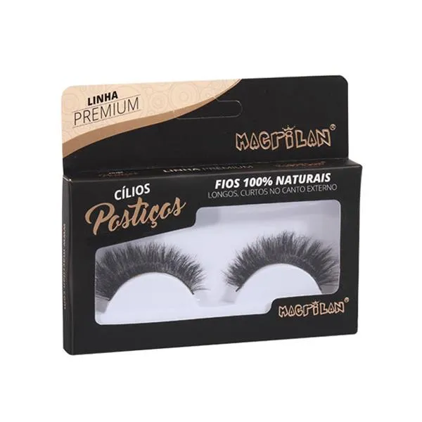 CL7-2 – Cílios Postiços com Fios Longos e Curtos no Canto Interno – Macrilan
