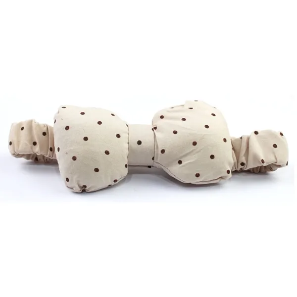 Faixa para Maquiagem Tecido com Laço Bege