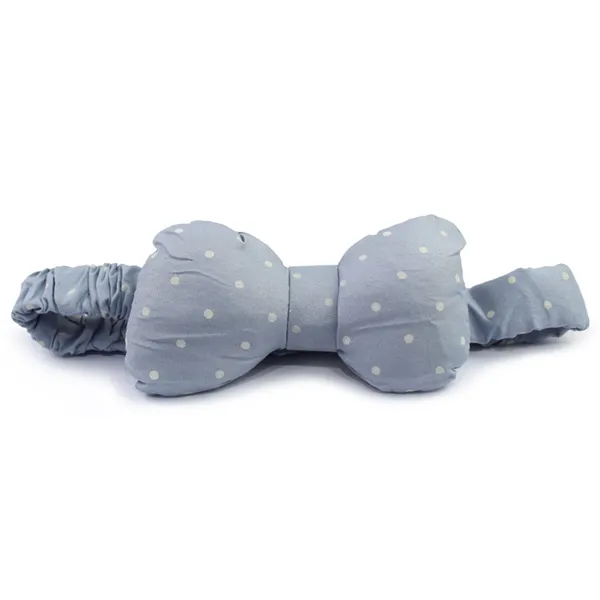 Faixa para Maquiagem Tecido com Laço Azul