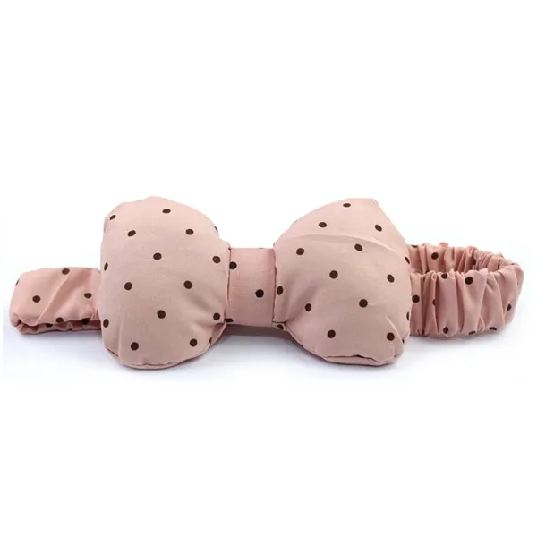 Faixa para Maquiagem Tecido com Laço Rosê