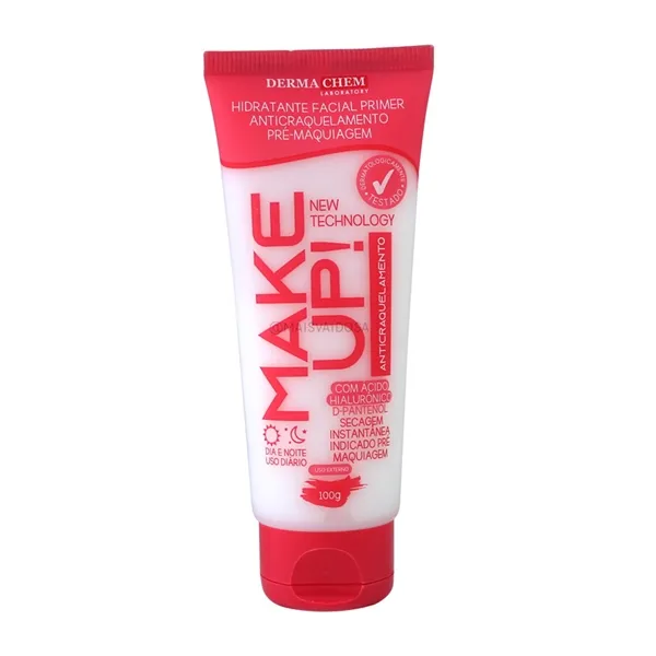Hidratante Facial Primer Anticraquelamento Pré Maquiagem Dermachem