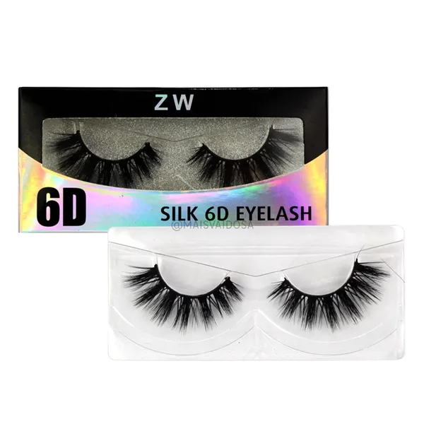 Par de Cílios Volume 6D ZW 18