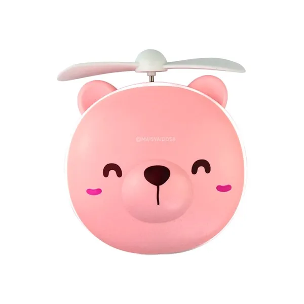 Espelho Ursinho com LED e Ventilador