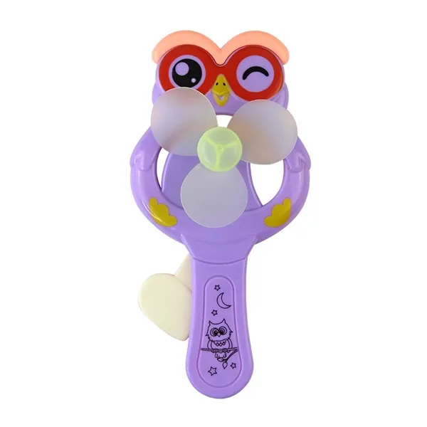 Mini Ventilador Manual Corujinha