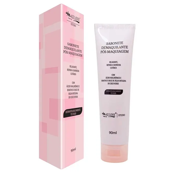 Sabonete Demaquilante Pós Maquiagem Max Love