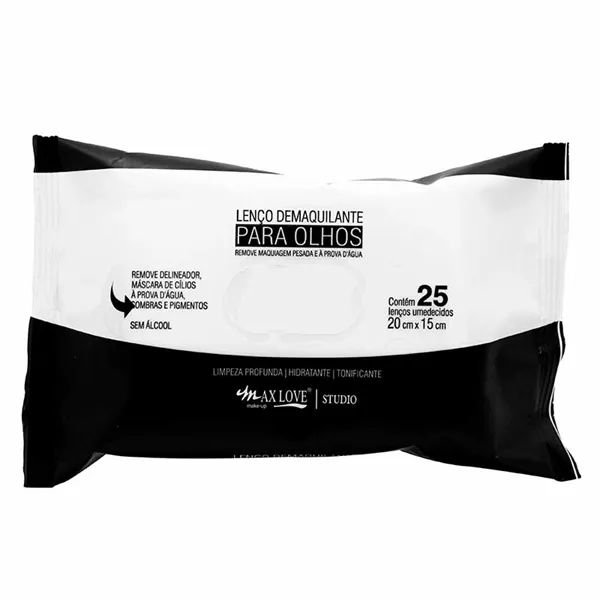 Lenço Demaquilante para Olhos Max Love