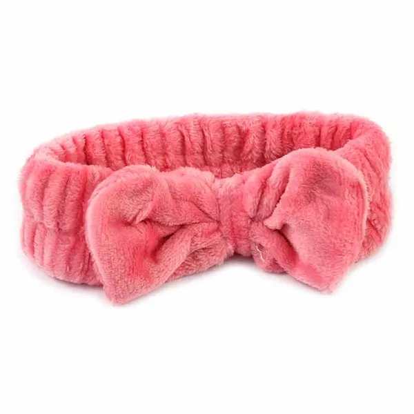 Faixa para Maquiagem Laço Rosa