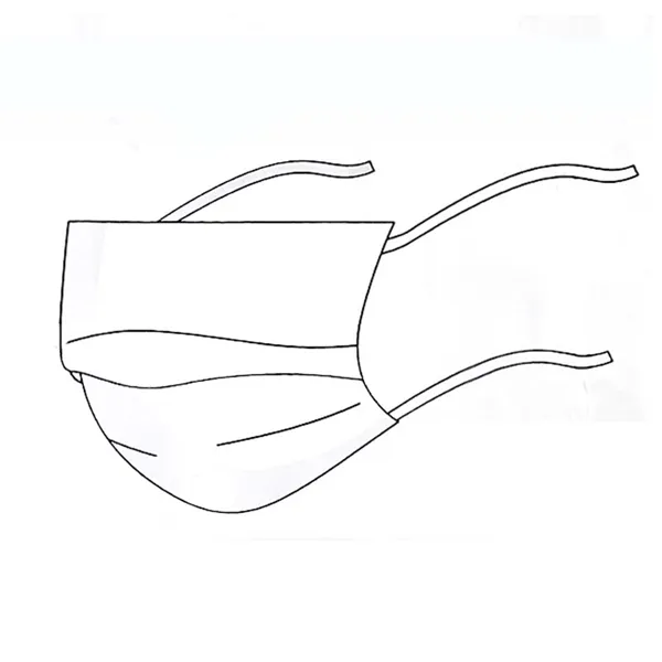 Máscara 100% Algodão Lavável Tecido Duplo C/ Amarração Kit C/ 3