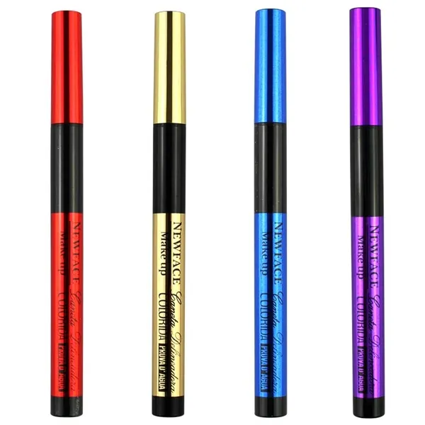 Kit 4 Canetas Delineadoras Coloridas À prova d’água Newface