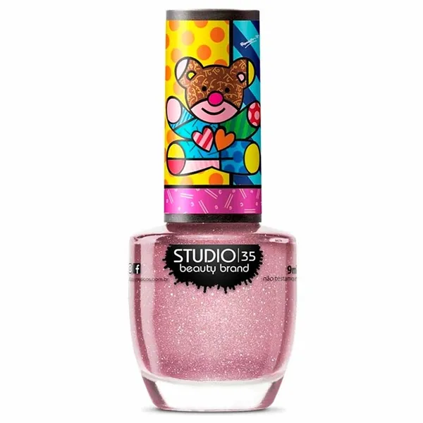 Esmalte Studio 35 Romero Britto #ursinhodepelúcia