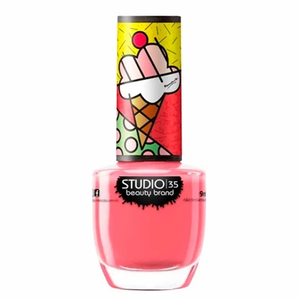 Esmalte Studio 35 Romero Britto #sabordoverão