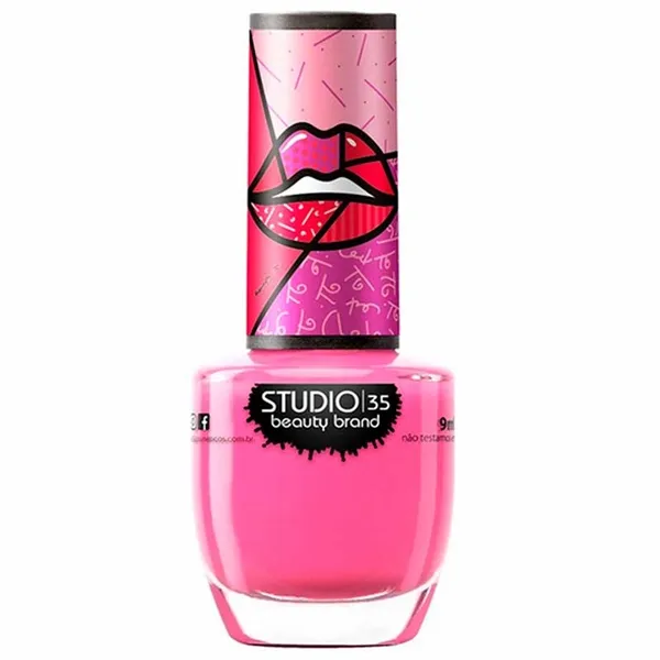 Esmalte Studio 35 Romero Britto #beijoaçucarado