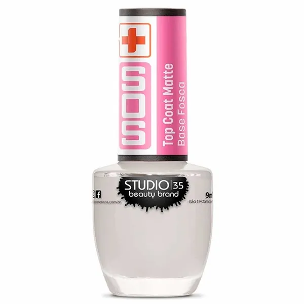 SOS - Top Coat Matte - Base Fosca - Studio 35