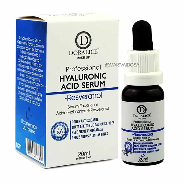 Hyaluronic Acid Serum + Resveratrol Doralice