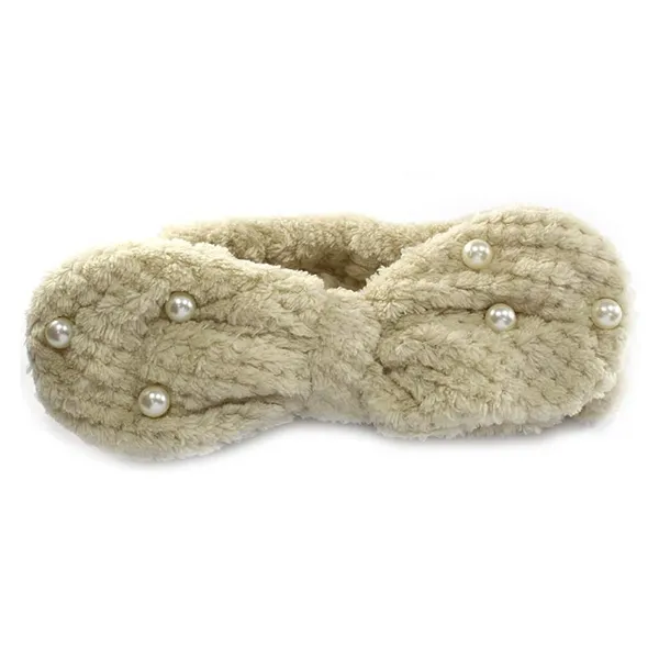 Faixa para Maquiagem Laço com Pérolas Verde