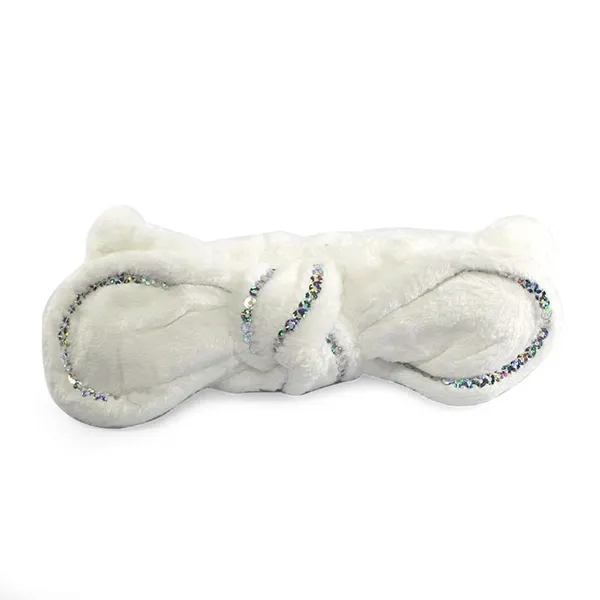 Faixa para Maquiagem com Laço Branca