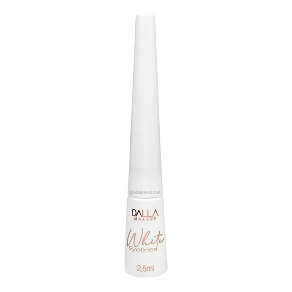 Delineador Branco White Eyeliner Dalla Makeup