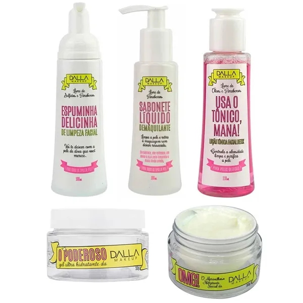 Kit Completo Linha Skincare Dalla Makeup