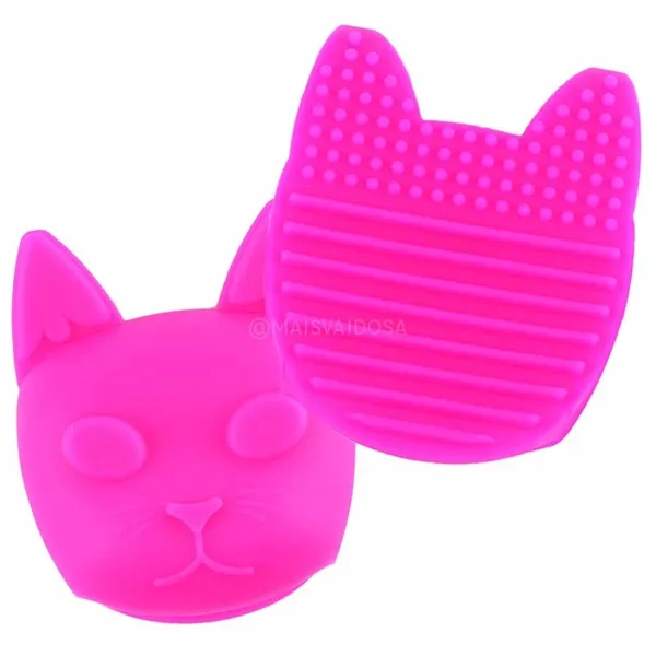 Esponja para Limpeza de Pincéis Gatinho