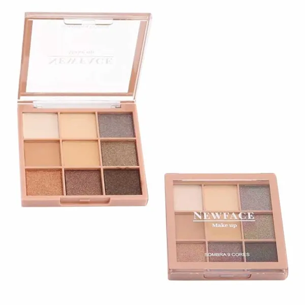 Paleta de Sombras 09 Cores NewFace 03