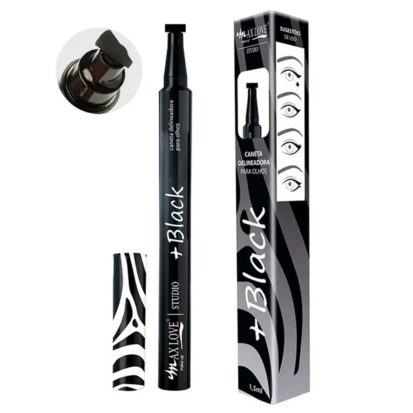 Caneta Delineadora Carimbo + Black Max Love N.03