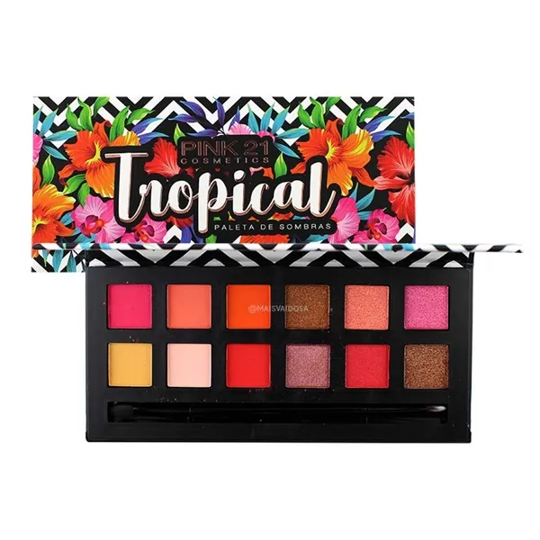 Paleta de Sombras Tropical Pink 21