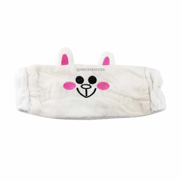 Faixa para Maquiagem Coelho Branco