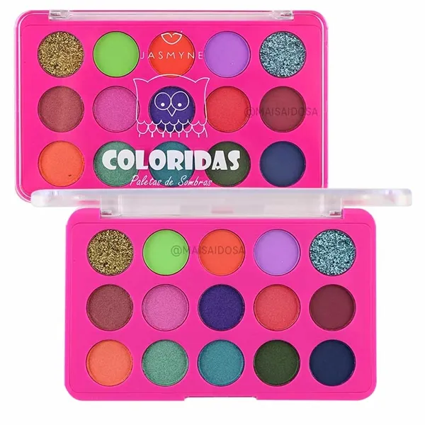 Paleta De Sombras Coloridas Jasmyne A