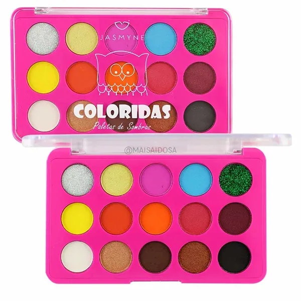 Paleta De Sombras Coloridas Jasmyne B