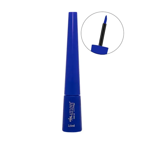 Delineador Líquido Azul Max Love