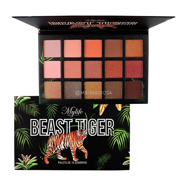 Paleta de Sombras Beast Tiger My Life