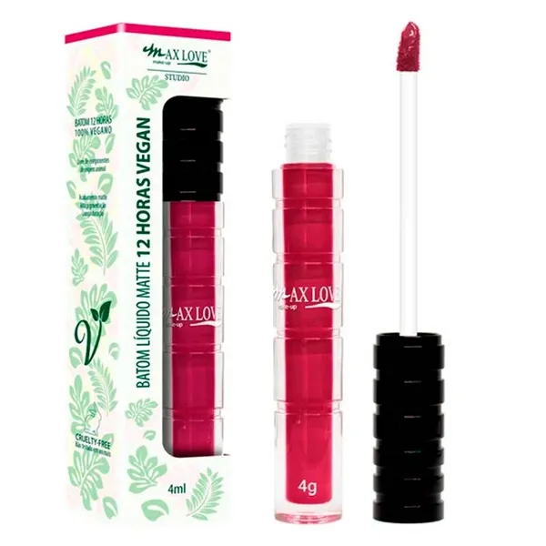 Batom Líquido Matte 12 Horas Vegan Max Love