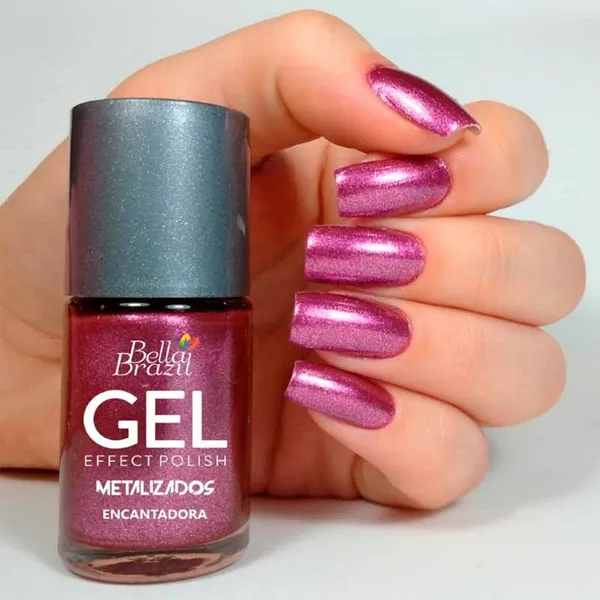 Esmalte Efeito Gel Bella Brazil Encantadora