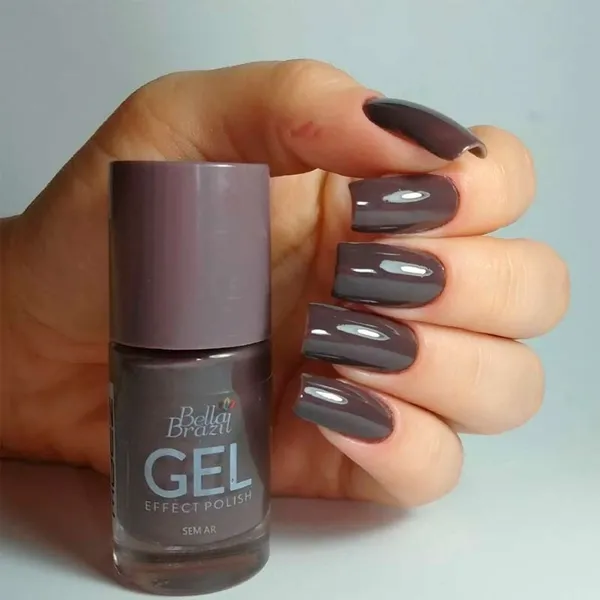 Esmalte Efeito Gel Bella Brazil Sem Ar