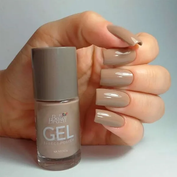 Esmalte Efeito Gel Bella Brazil Na Medida