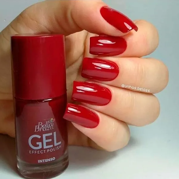 Esmalte Efeito Gel Bella Brazil Intenso