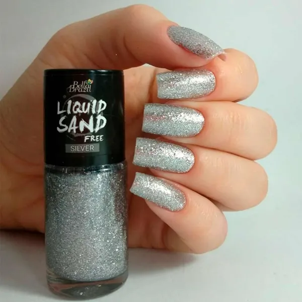 Esmalte Efeito Gel Bella Brazil Silver