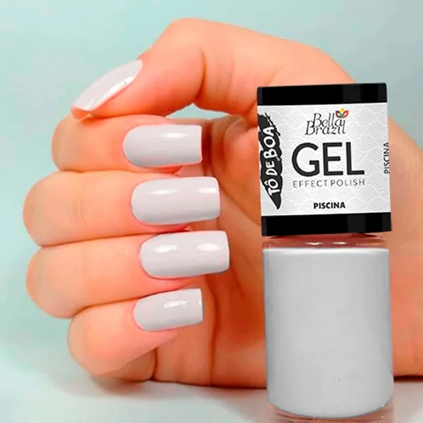 Esmalte Efeito Gel Bella Brazil Piscina