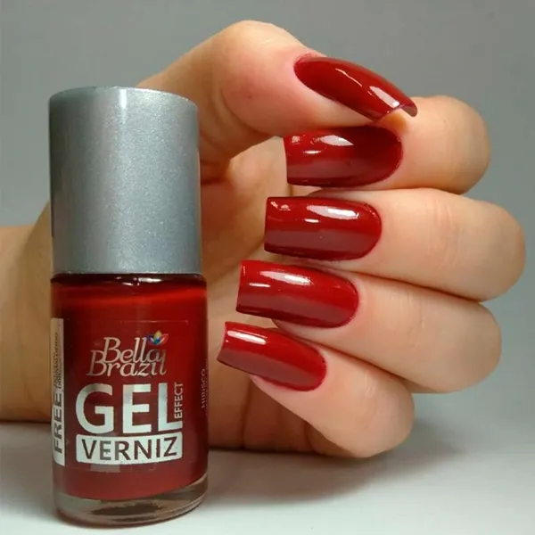 Esmalte Efeito Gel Bella Brazil Hibisco