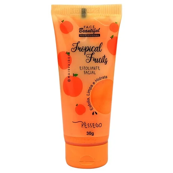 Esfoliante Facial Tropical Fruits Face Beautiful Pêssego