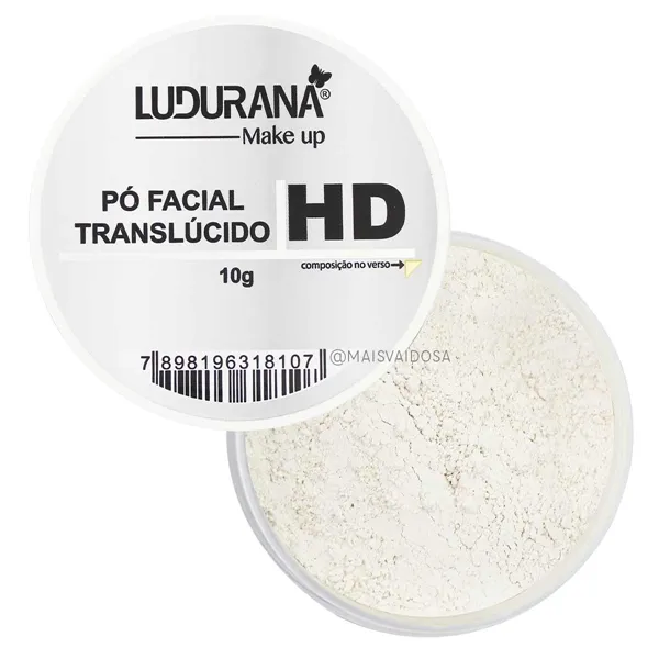 Pó Facial Translúcido HD Ludurana