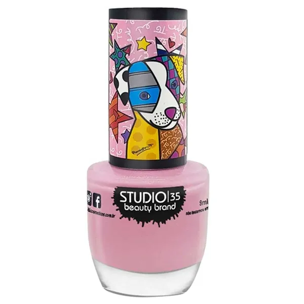 Esmalte Studio 35 Coleção Romero Britto Vegano #amizadesincera