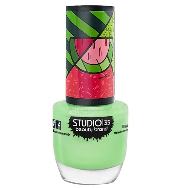 Esmalte Studio 35 Coleção Romero Britto Vegano #magali,meespera