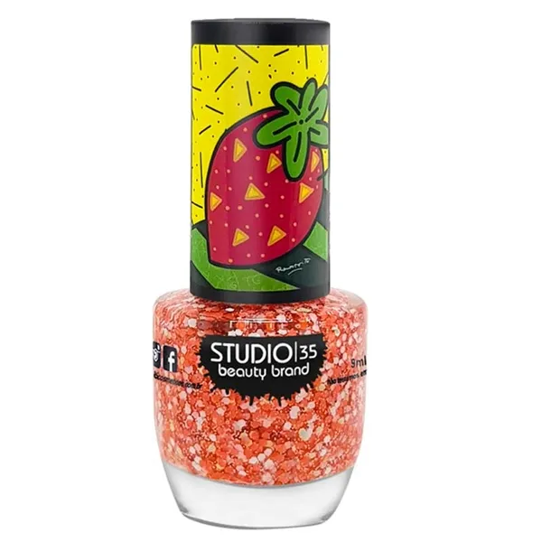 Esmalte Studio 35 Coleção Romero Britto Vegano #surpresademorango