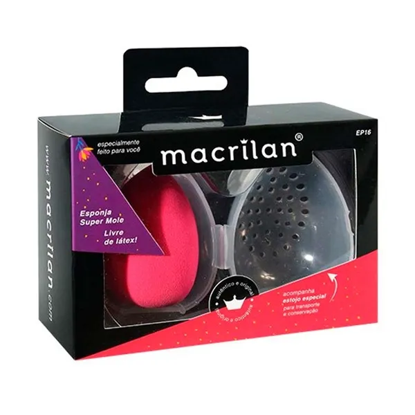 Esponja com Estojo Macrilan